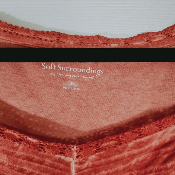 Soft surroundings size 3X burnt orange - Picture 2 of 5